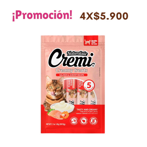 Naturalistic Cremi Salmón & Camarón 60 gr
