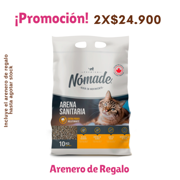 Arena Nomade 10 KG Talco Bebe
