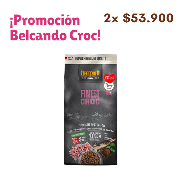 Belcando Croc Adulto Raza Pequeña a Mediana 4 KG