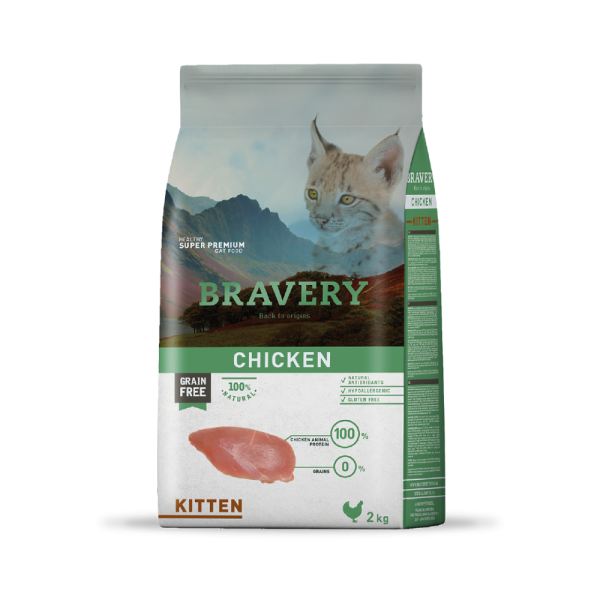 Bravery Pollo Kitten 2 KG