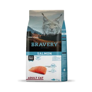 Bravery Gato Adulto Salmón 7 KG