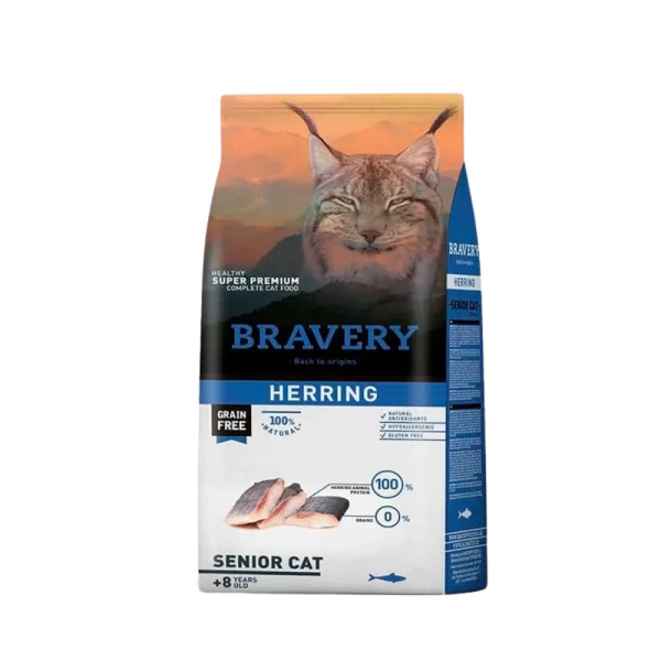 Bravery Gato Senior Herring (Arenque) 2 KG