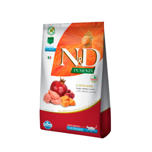 N&D PUMPKIN FELINE CASTRADO POLLO 1.5 KG