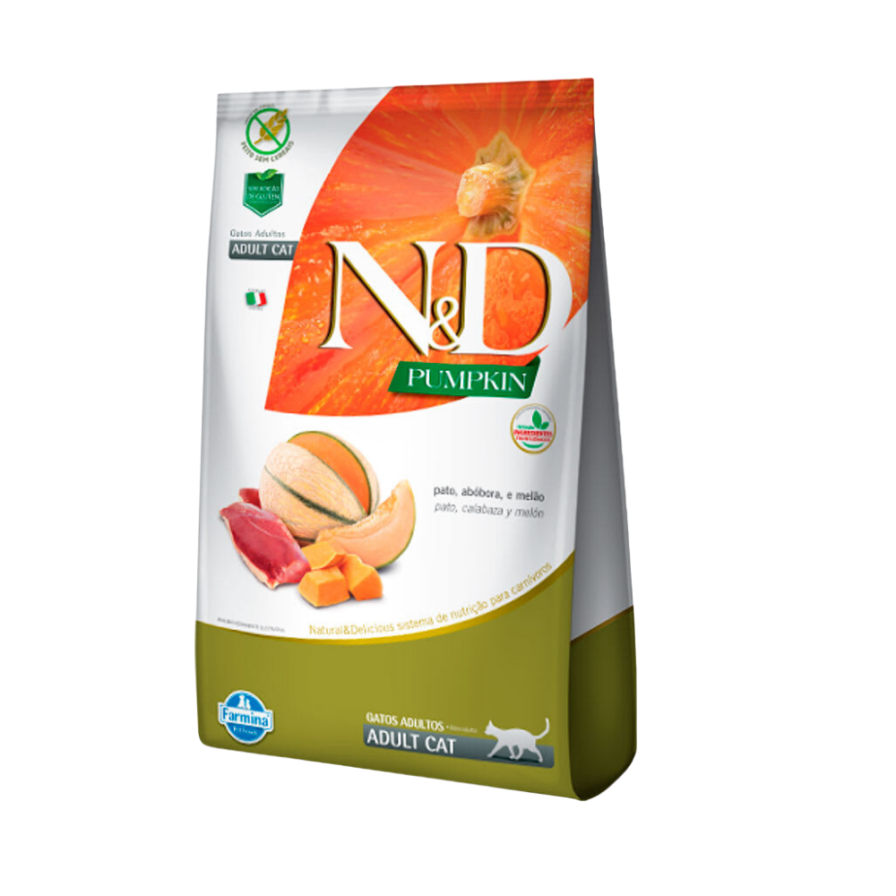N&D Pumpkin Adulto Feline Pato 7.5 KG