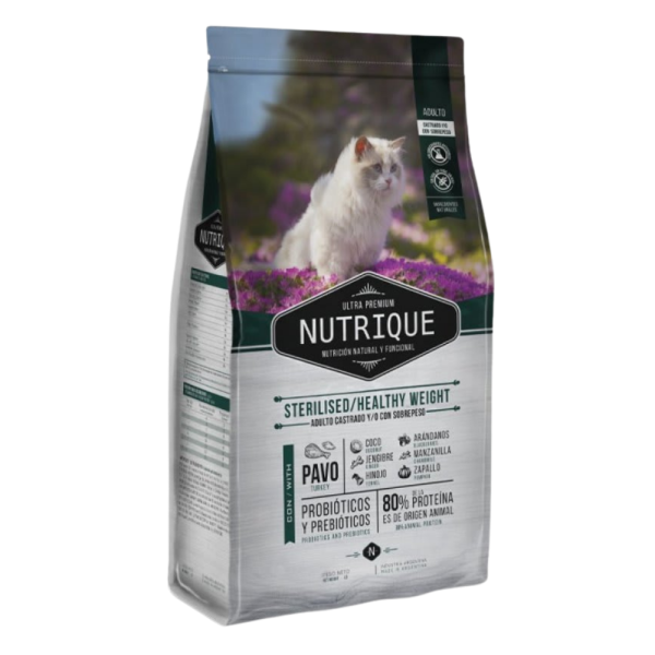 Nutrique Young Adult Cat - Sterilised/Healthy Weigh 2 KG