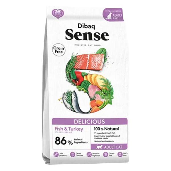 Sense Adulto Delicious Grain Free Pescado y Pavo GF 1.5 KG
