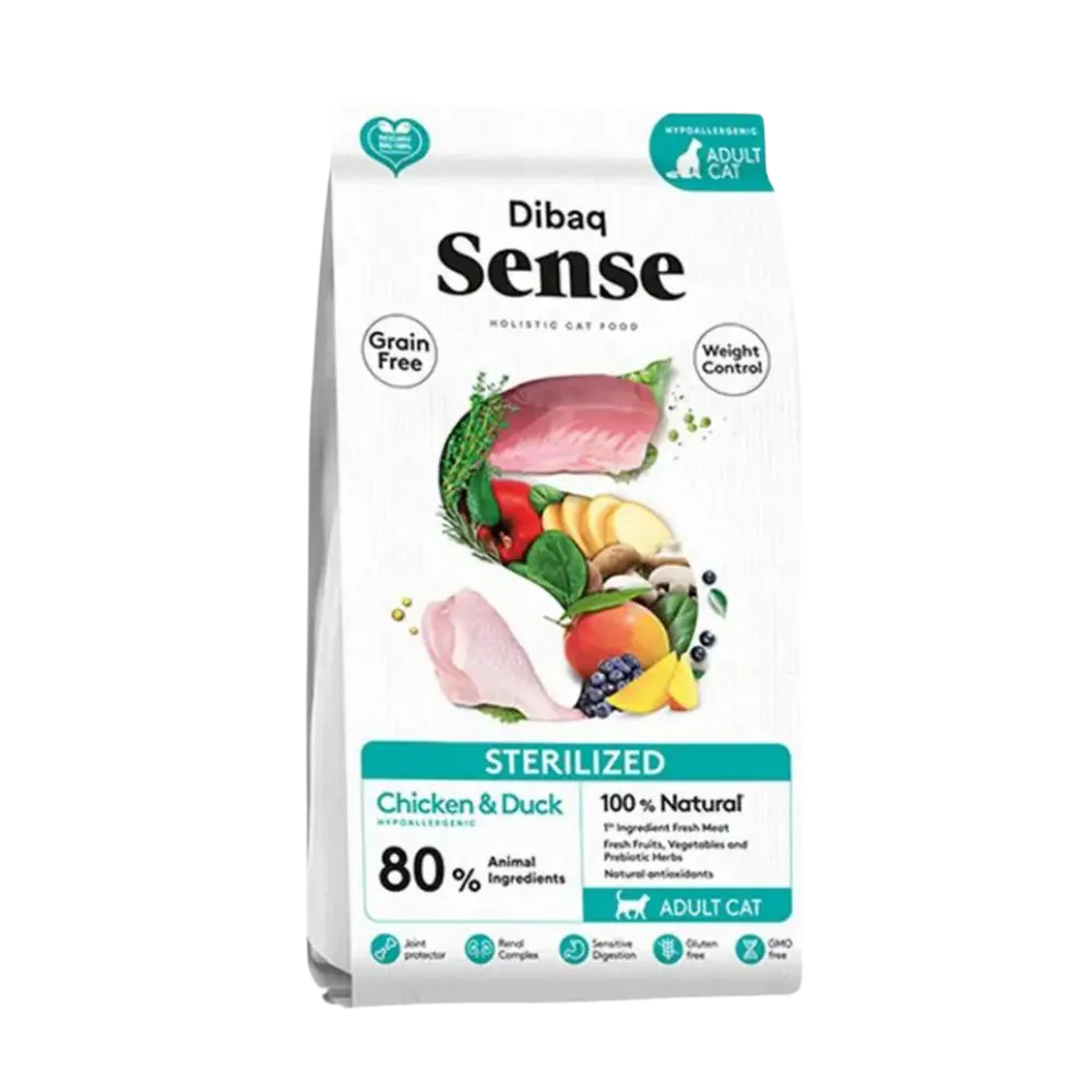 Sense Gato Esterilizado Grain Free Pollo y Pato 1.5 KG