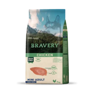 Bravery Pollo Adulto Mini Razas Pequeñas 7 KG