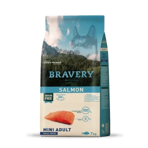 Bravery Perro Salmón Adulto Mini Razas Pequeñas 7 KG