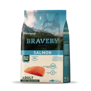Bravery Perro Salmón Adulto Raza Mediana/Grande 12 KG