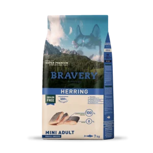 Bravery Perro Herring (Arenque) Adulto Mini Razas Pequeñas 7 KG