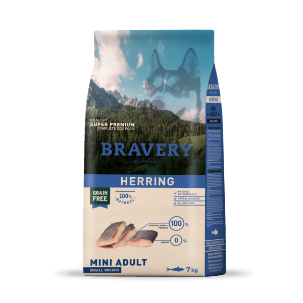 Bravery Herring Arenque Adulto Mini Razas Pequeñas 7 KG
