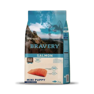 Bravery Salmón Mini Puppy Razas Pequeñas 2 KG