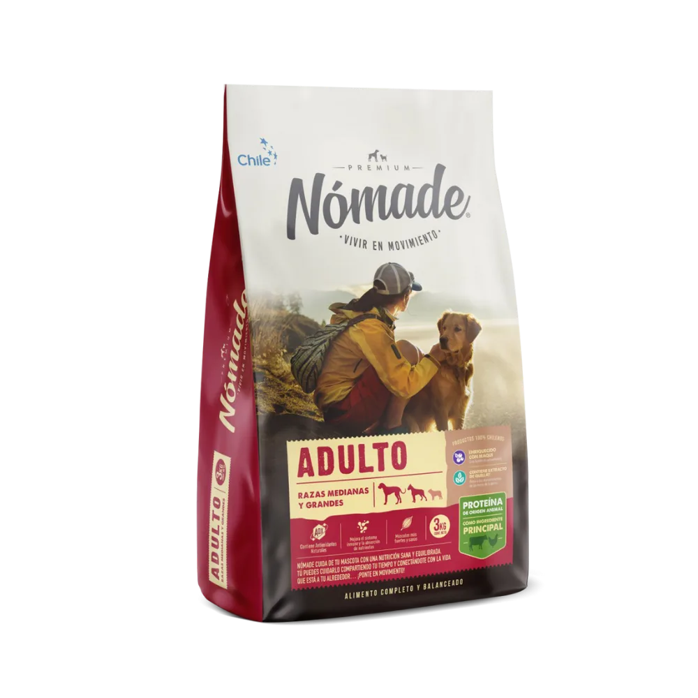 Nómade Perro Adulto Razas Medianas y Grandes 20KG