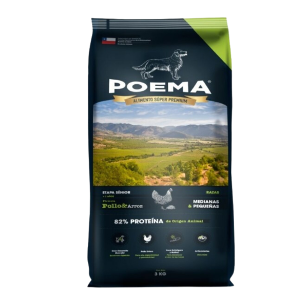 Poema Pollo Adulto Senior Razas Pequeñas y Medianas 3 KG