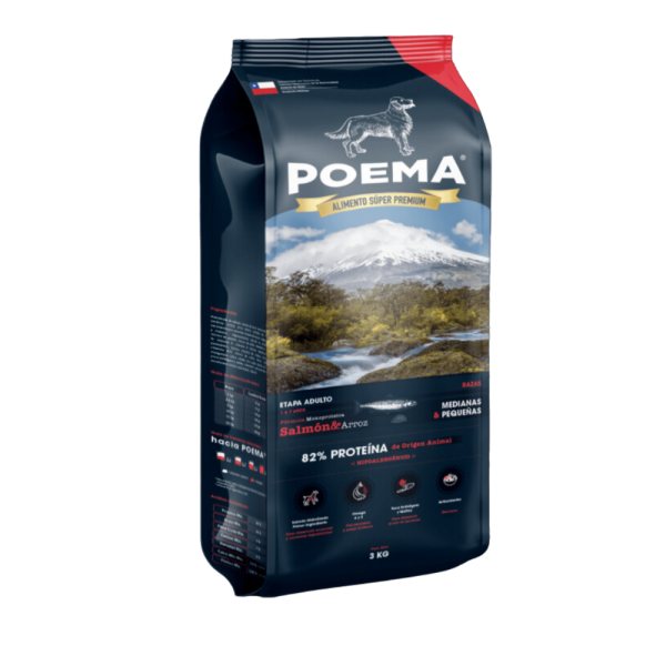 Poema Salmon Adulto Razas Pequeñas y Medianas 3 KG