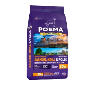 Poema Patagónico Perro para todas las edades Salmón, Krill y Pollo 20 KG