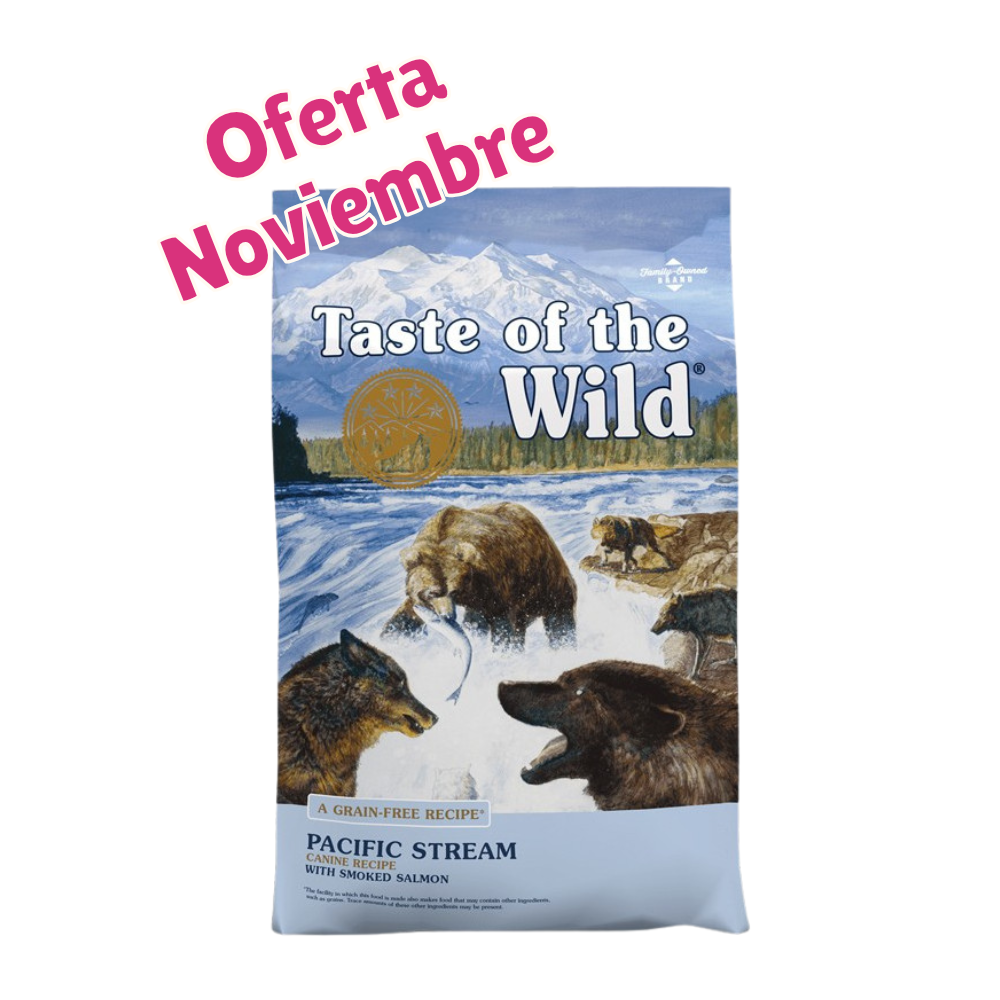 TOW Pacific Stream Adulto Salmón Ahumado Libre de Granos 12 KG