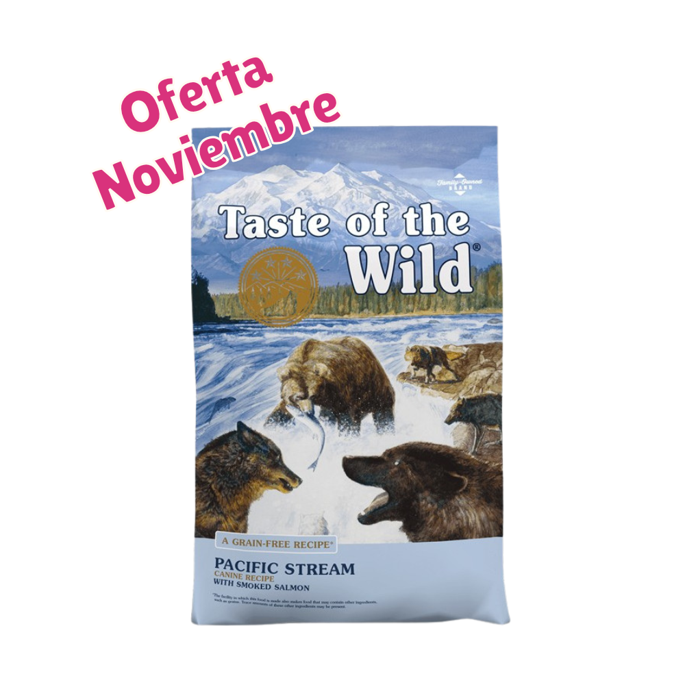 TOW Pacific Stream Adulto Salmón Ahumado Libre de Granos 2 KG