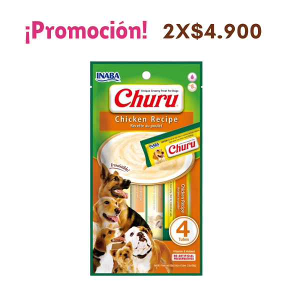 Churu Dog Pollo con Queso 56 GR