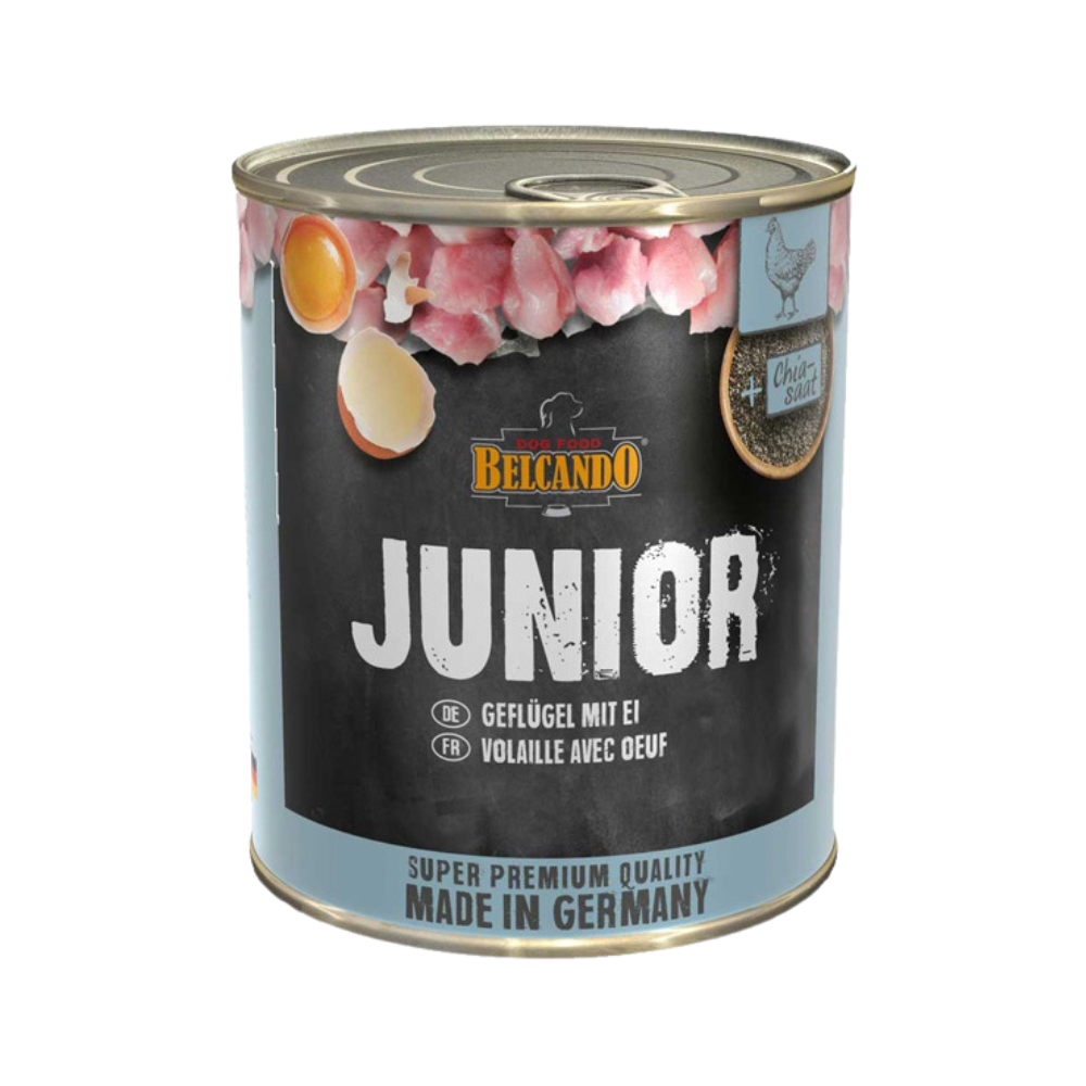 Belcando Lata Junior Puppy Ave y huevo 800 gr
