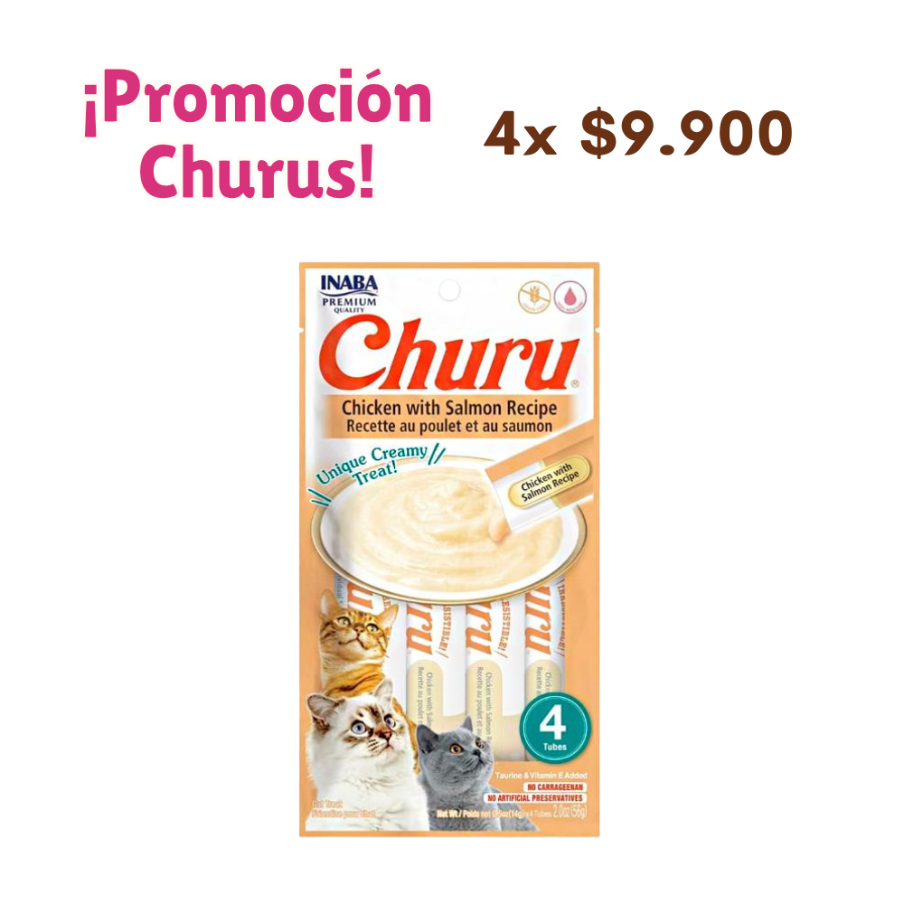 Churu Pollo con Salmon 56 GR