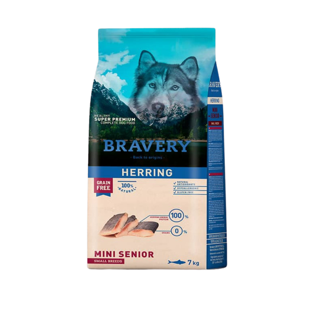 Bravery Senior Herring/Arenque Mini Razas Pequeñas 7 KG