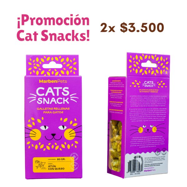 Marben Snack - Galleta rellena Atun con Queso