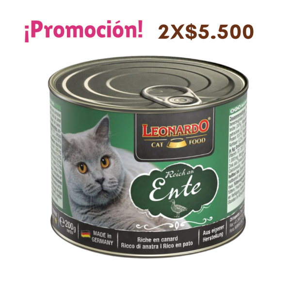 Lata Leonardo Pato 200 gr