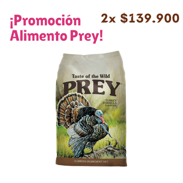 Taste of the Wild PREY Turkey Pavo Todas las etapas de vida 11,36 kg
