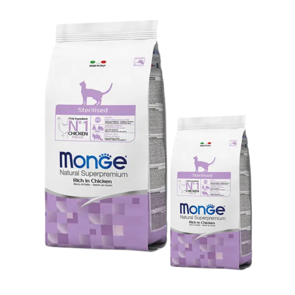 Monge Gato Adulto Esterilizado Pollo 10 KG + 1,5 KG