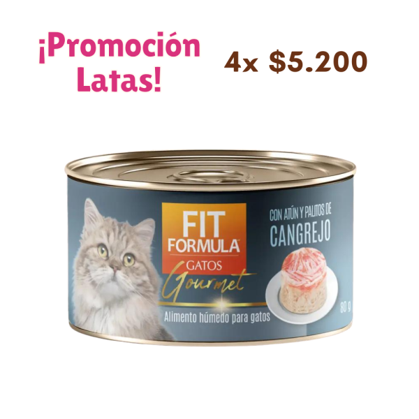 Fit Gourment  Atún y Cangrejo 80 gr