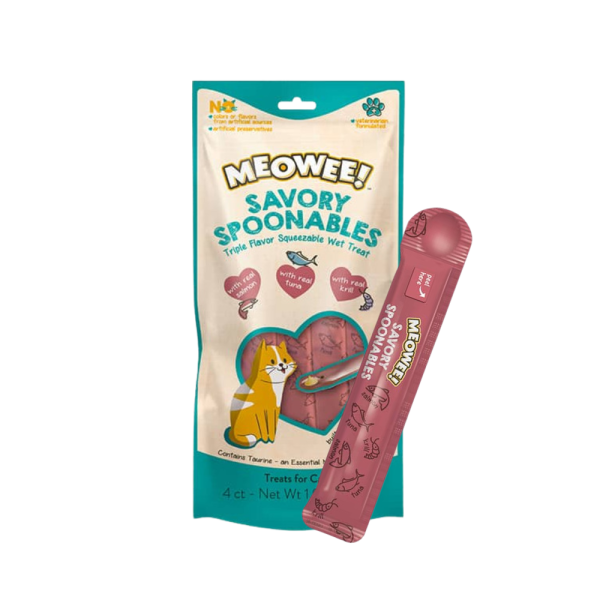 Meowee! Snack Saludable Salmón, Atun y Camarón 56GR