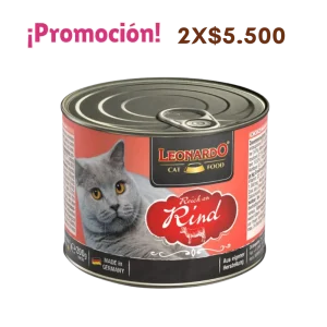 Lata Leonardo Ternera 200 gr
