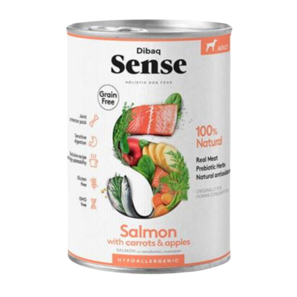 Sense Salmon,  Zanahoria y Manzana 380 gr