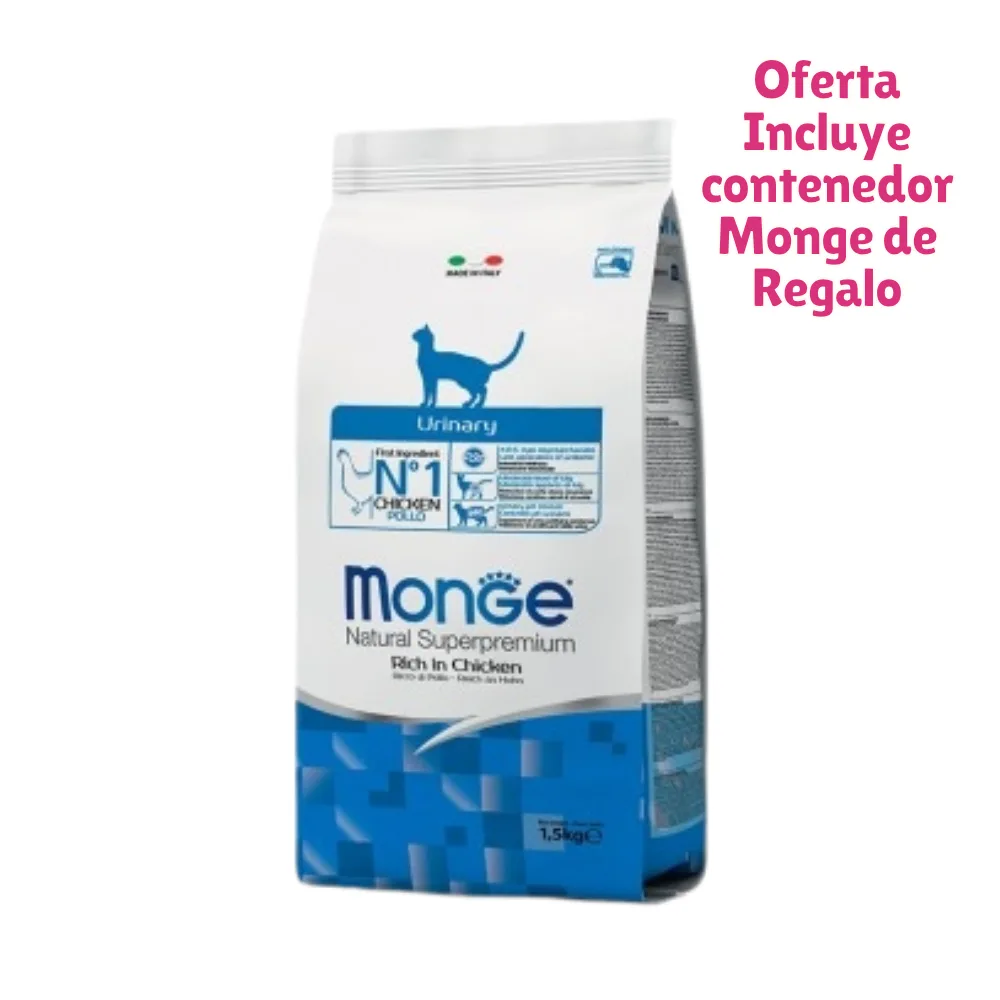 Monge Kitten Gato Cachorro 1.5 KG + Contenedor de Regalo