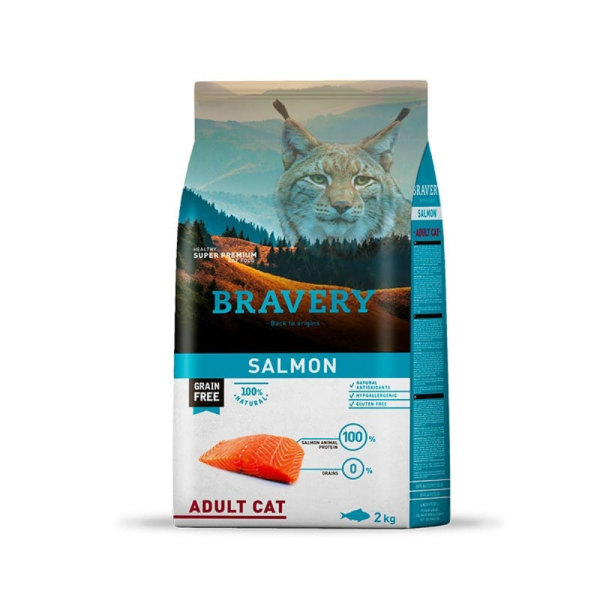 Bravery Adulto  Salmón 2 KG