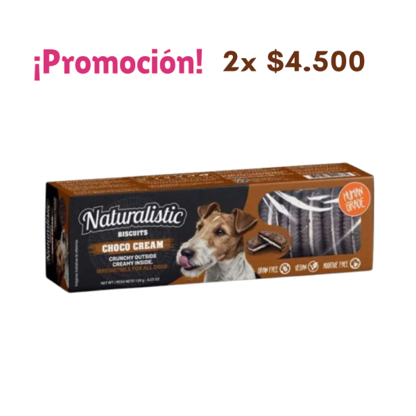 Naturalistic Biscuits Choco Cream 120 gr