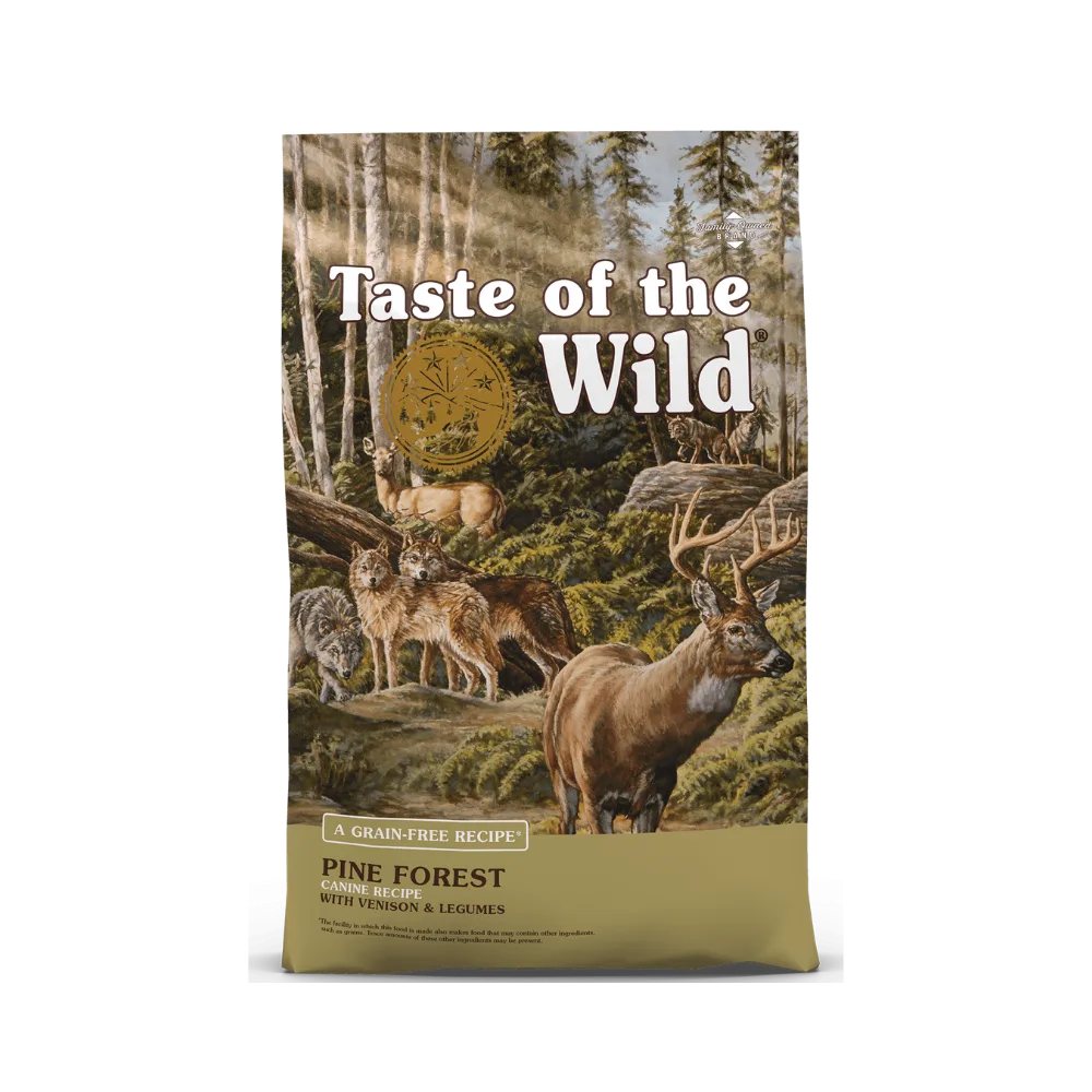Taste of the Wild Wild Pine Forest Adulto Venado y Legumbres Libre de Granos 12 KG