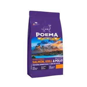 Poema Patagónico Perro Para todas las edades Salmón, Krill y Pollo 12 kg