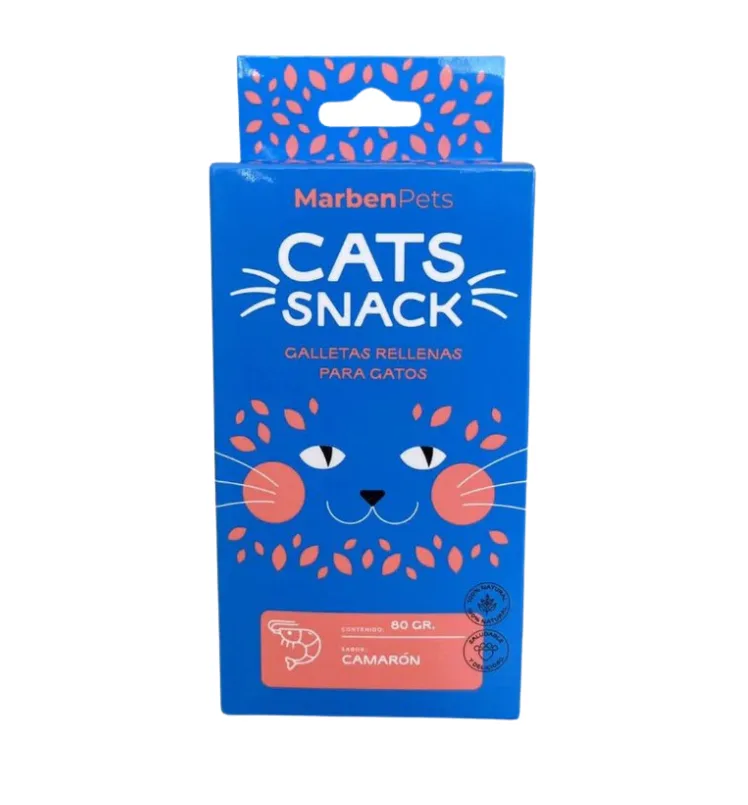 Cat Snacks Galleta Rellena Camarón